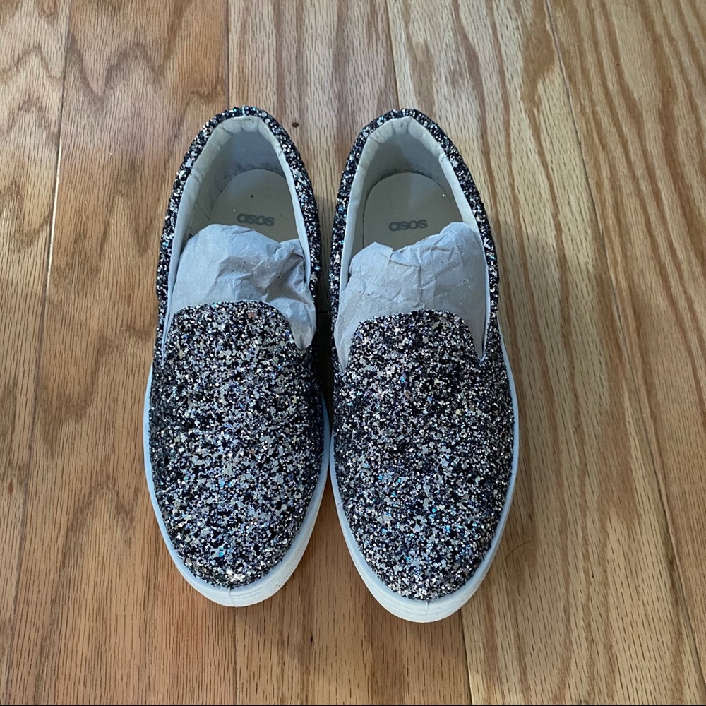 Never been worn ASOS slip ons